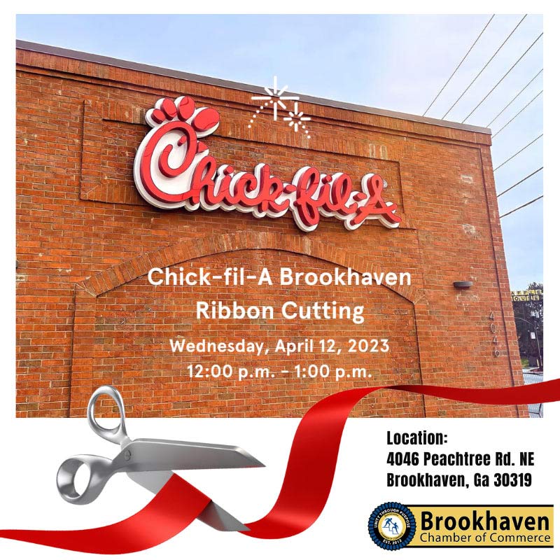 Social Graphics BHCC chick fil A ribbon cutting